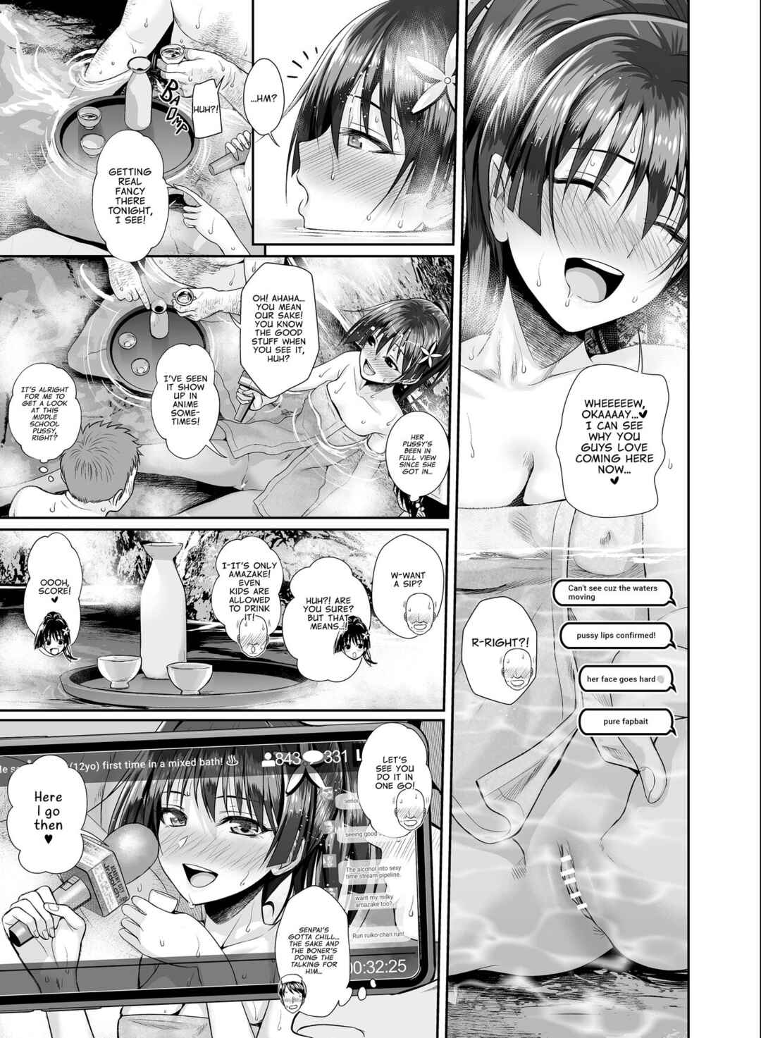 Page 13 Chapter Unknown_0ee6 Toaru Kagaku no Railgun - Saten-san Onsen Report o Suru Natsu (Doujinshi)
