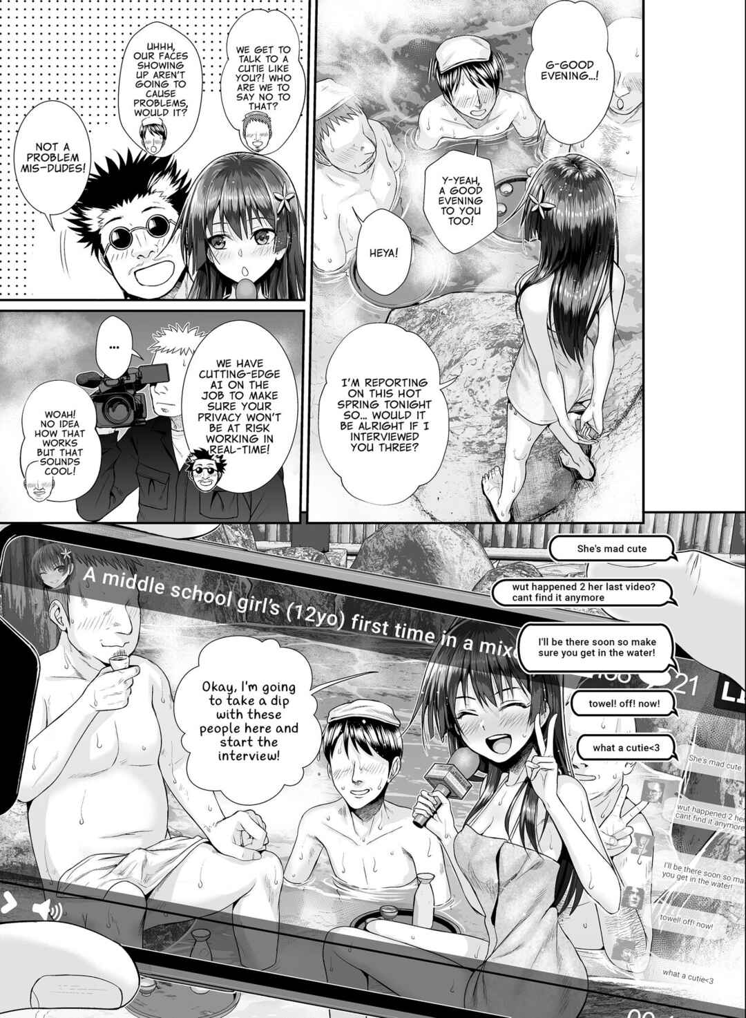Page 8 Chapter Unknown_0ee6 Toaru Kagaku no Railgun - Saten-san Onsen Report o Suru Natsu (Doujinshi)