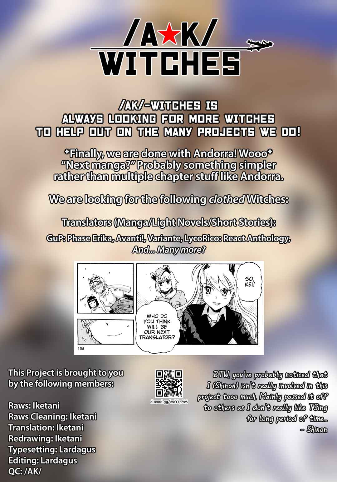 Page 23 Chapter 5 Strike Witches - The Witches of Andorra