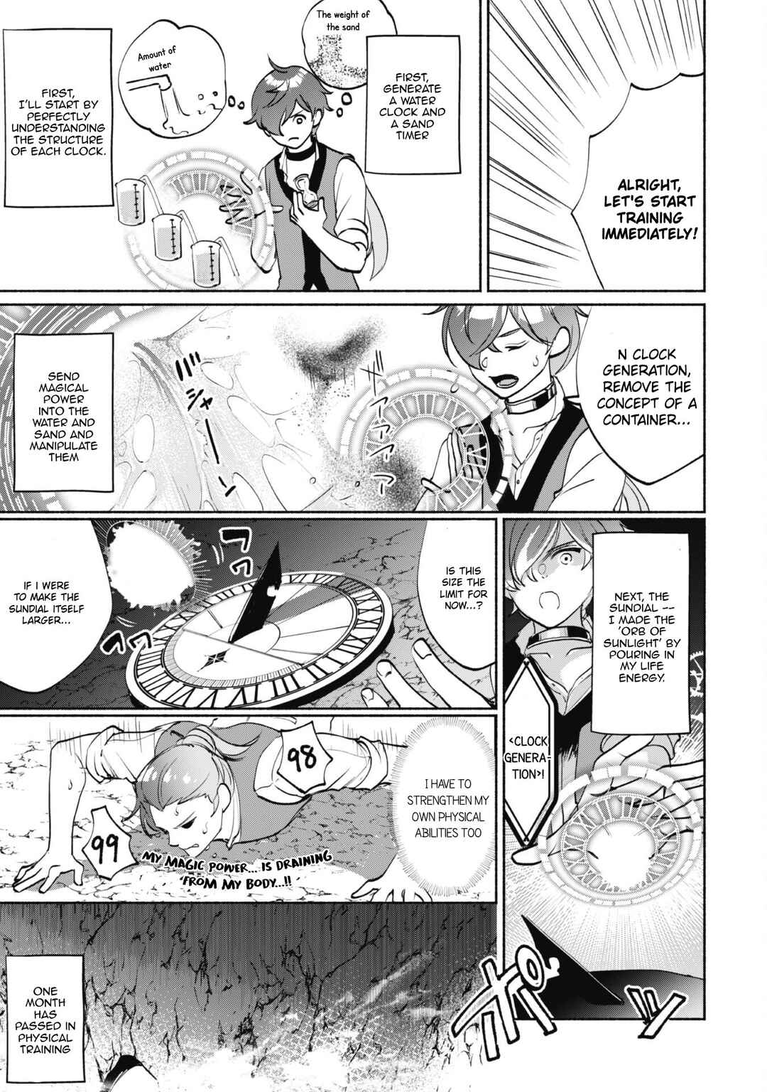Page 6 Chapter 3 Munou wa Fuyou to Iware Tokei Tsukai no Boku wa Shokunin Guild kara Oidasareru mo, Dungeon no Shinbu de Shin mo Chikara ni Kakusei suru