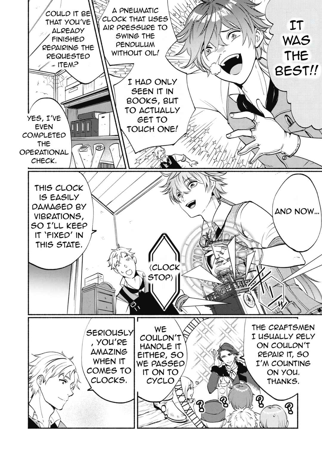 Page 7 Chapter 1.1 Munou wa Fuyou to Iware Tokei Tsukai no Boku wa Shokunin Guild kara Oidasareru mo, Dungeon no Shinbu de Shin mo Chikara ni Kakusei suru