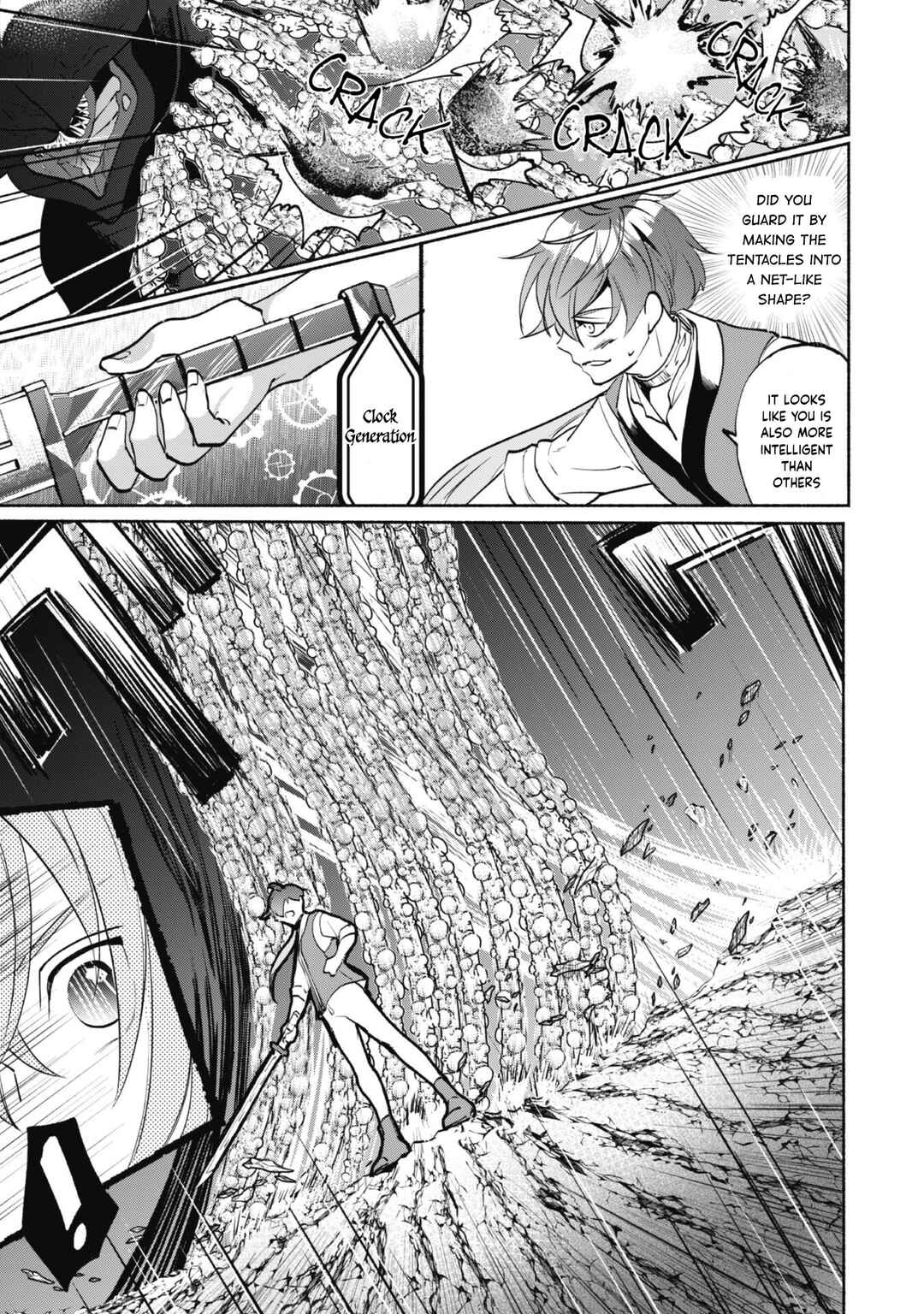 Page 11 Chapter 4 Munou wa Fuyou to Iware Tokei Tsukai no Boku wa Shokunin Guild kara Oidasareru mo, Dungeon no Shinbu de Shin mo Chikara ni Kakusei suru