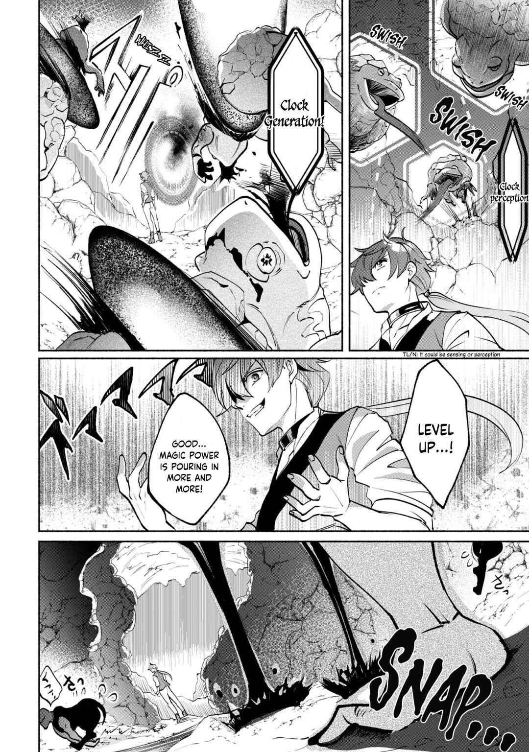 Page 8 Chapter 4 Munou wa Fuyou to Iware Tokei Tsukai no Boku wa Shokunin Guild kara Oidasareru mo, Dungeon no Shinbu de Shin mo Chikara ni Kakusei suru