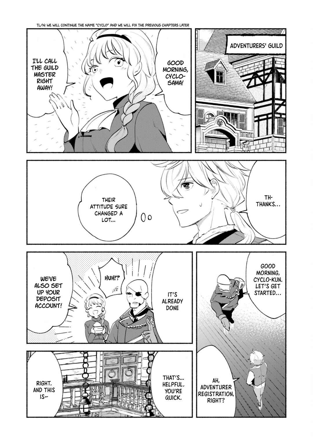 Page 4 Chapter 8 Munou wa Fuyou to Iware Tokei Tsukai no Boku wa Shokunin Guild kara Oidasareru mo, Dungeon no Shinbu de Shin mo Chikara ni Kakusei suru