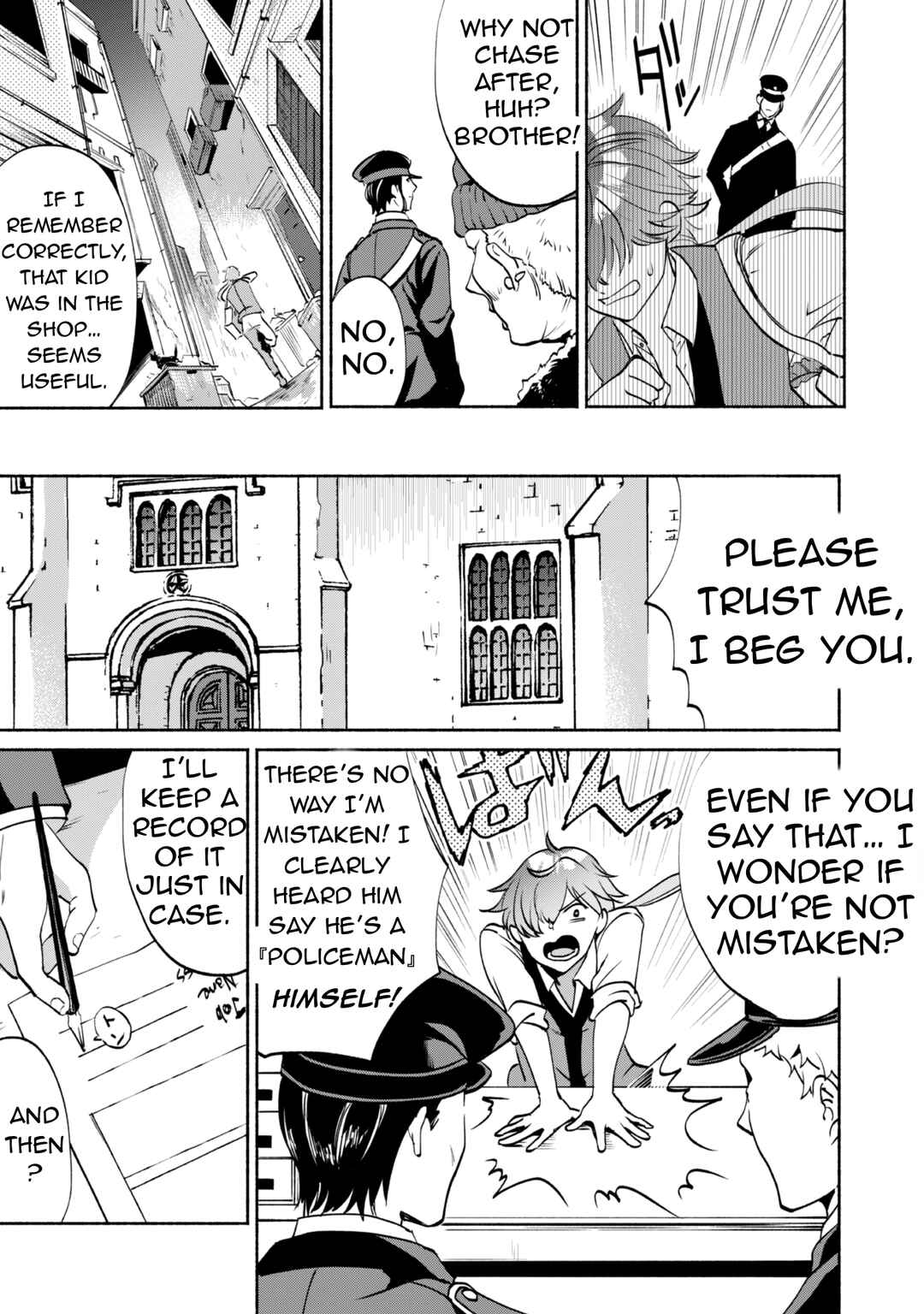 Page 22 Chapter 1.2 Munou wa Fuyou to Iware Tokei Tsukai no Boku wa Shokunin Guild kara Oidasareru mo, Dungeon no Shinbu de Shin mo Chikara ni Kakusei suru