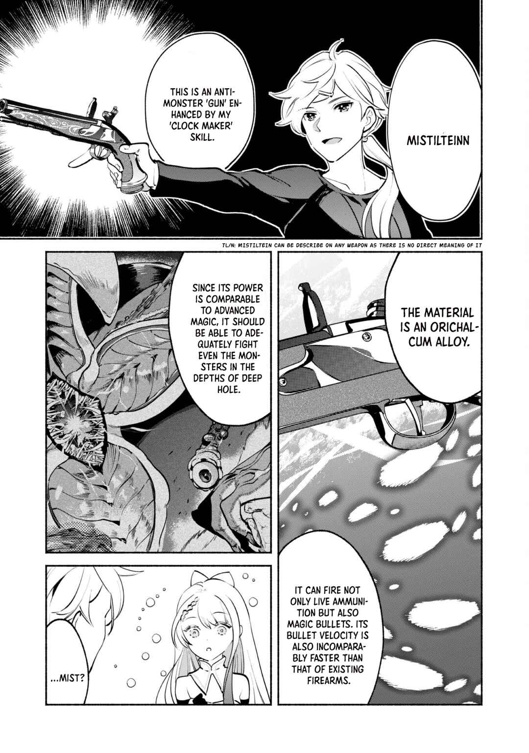 Page 7 Chapter 15.1 Munou wa Fuyou to Iware Tokei Tsukai no Boku wa Shokunin Guild kara Oidasareru mo, Dungeon no Shinbu de Shin mo Chikara ni Kakusei suru