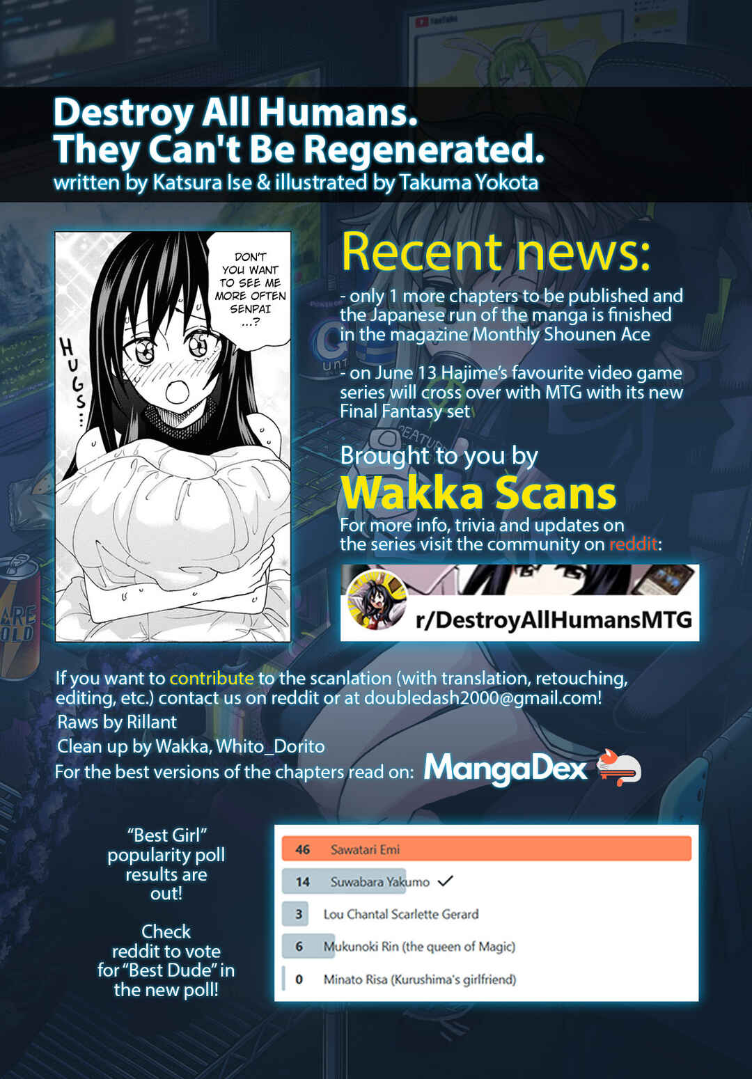 Page 4 Chapter 56 Subete no Jinrui wo Hakai Suru. Sorera wa Saisei Dekinai.