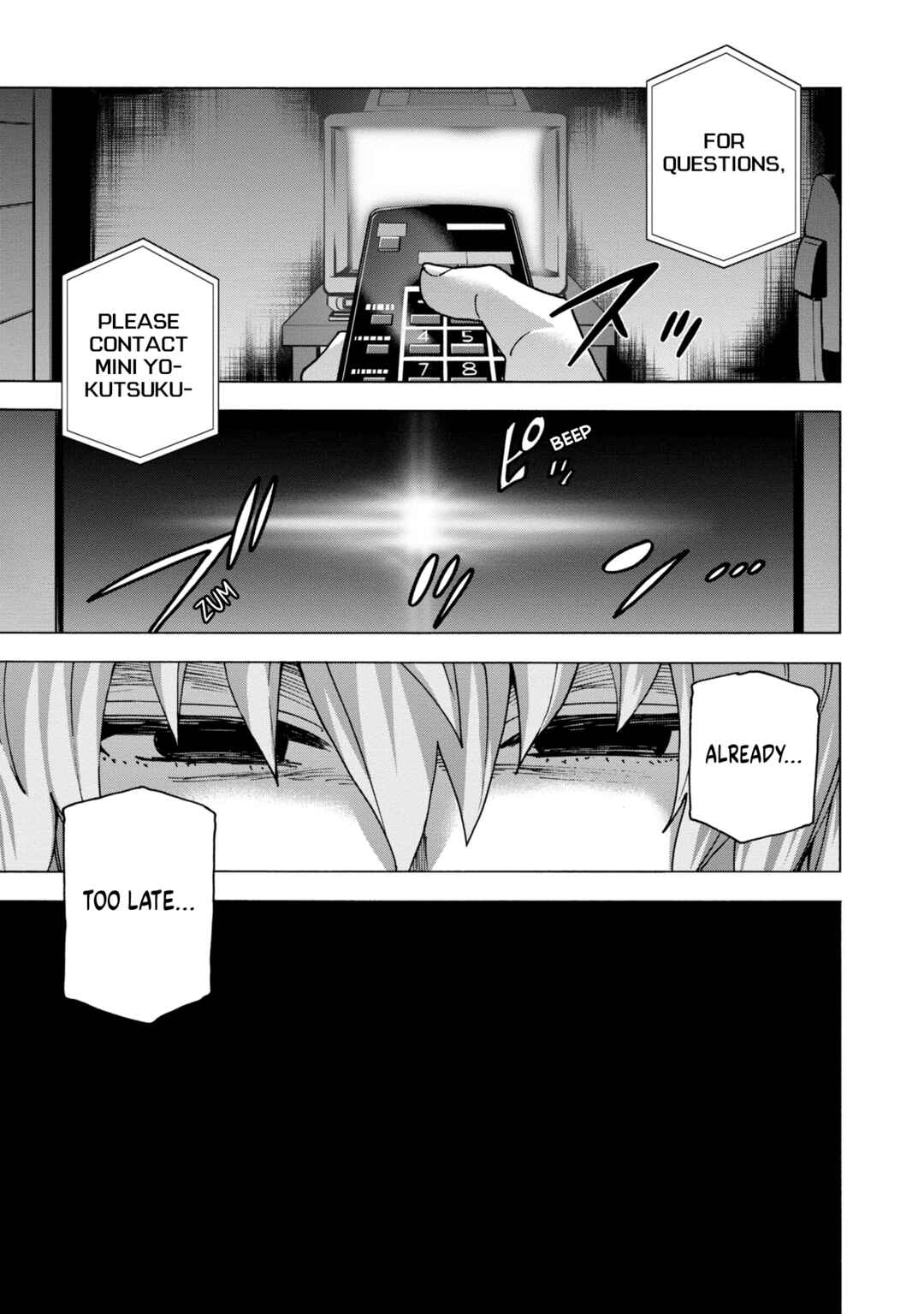Page 8 Chapter 46 Subete no Jinrui wo Hakai Suru. Sorera wa Saisei Dekinai.