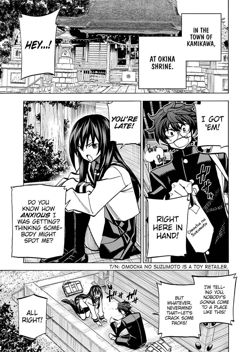 Page 6 Chapter 3 Subete no Jinrui wo Hakai Suru. Sorera wa Saisei Dekinai.
