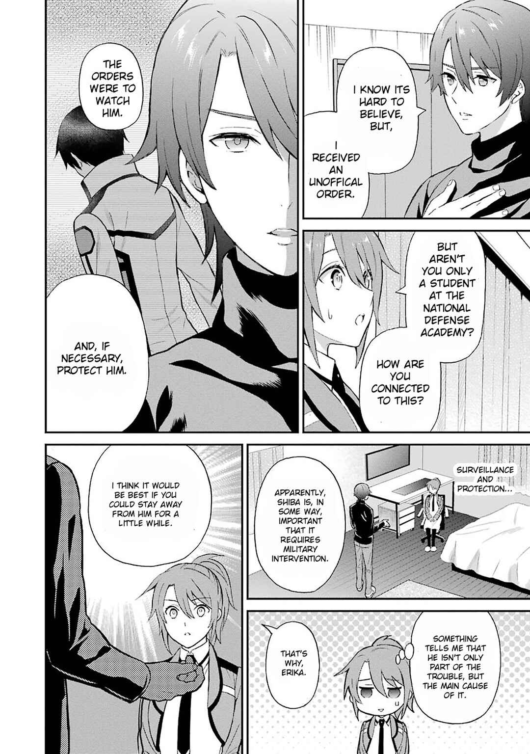 Page 12 Chapter 21 Mahouka Koukou no Rettousei - Raihousha-hen