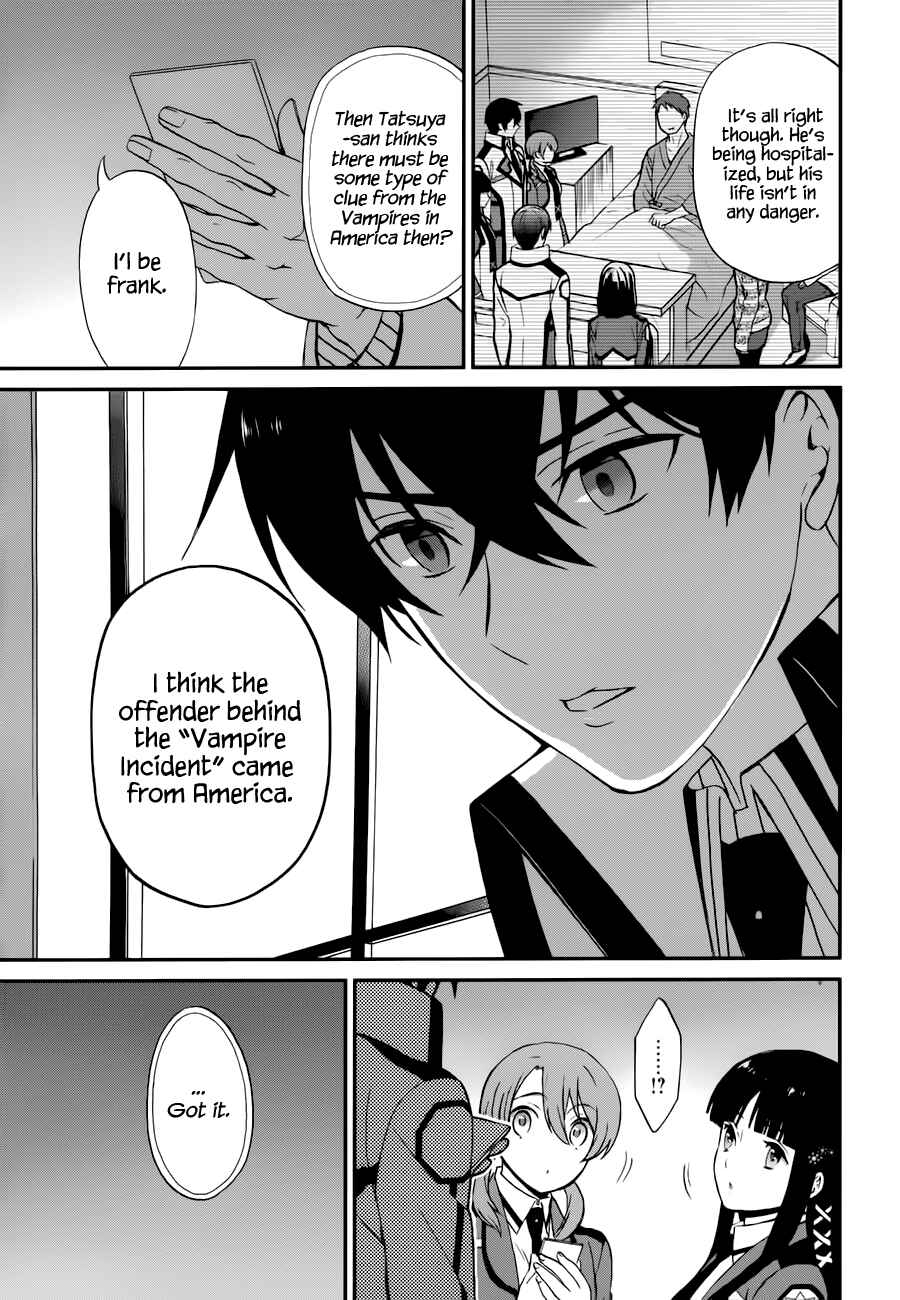 Page 22 Chapter 6 Mahouka Koukou no Rettousei - Raihousha-hen