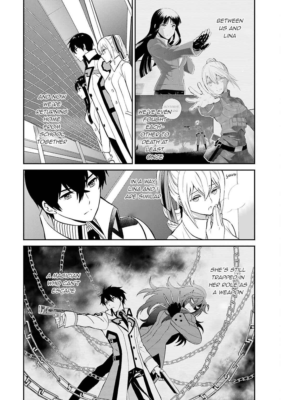 Page 10 Chapter 20 Mahouka Koukou no Rettousei - Raihousha-hen