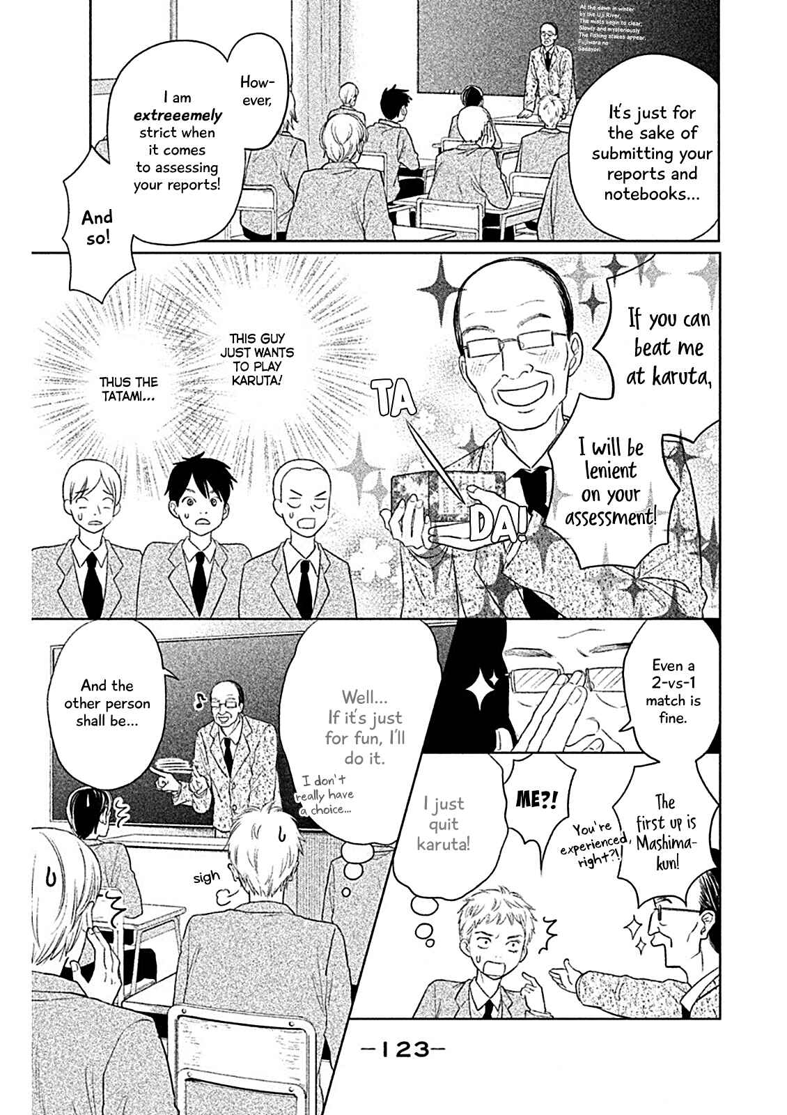 Page 8 Chapter 5 Chihayafuru: Middle School Arc