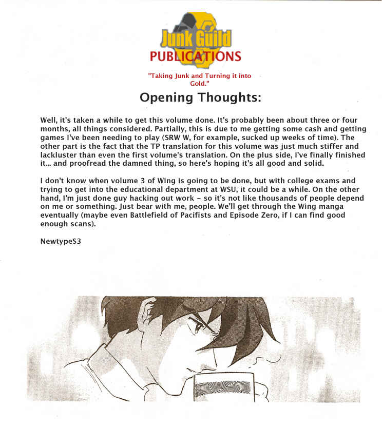Page 3 Chapter 5 New Mobile Report Gundam Wing