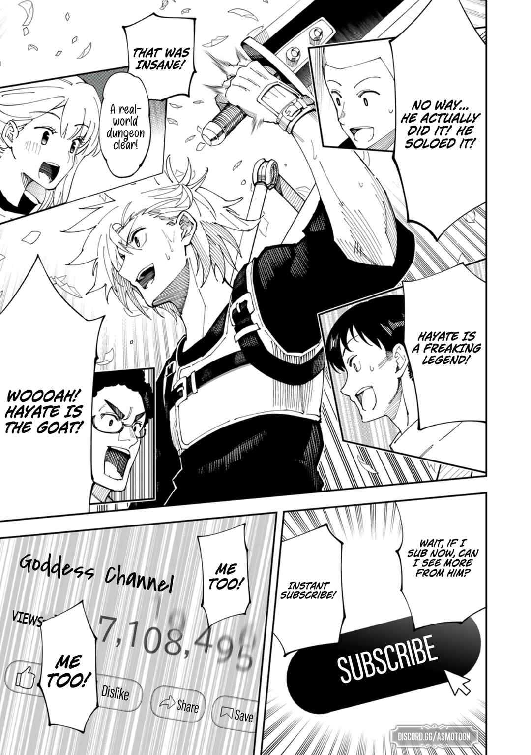 Page 36 Chapter 2 Yontou-ryuu no Saikyou Haishin-sha ~Yari Konda VR Game no Settei ge Genjitsu Sekai ni Hanei Sareta node, Haishi Yotei Datta Job de Musou Shimasu~