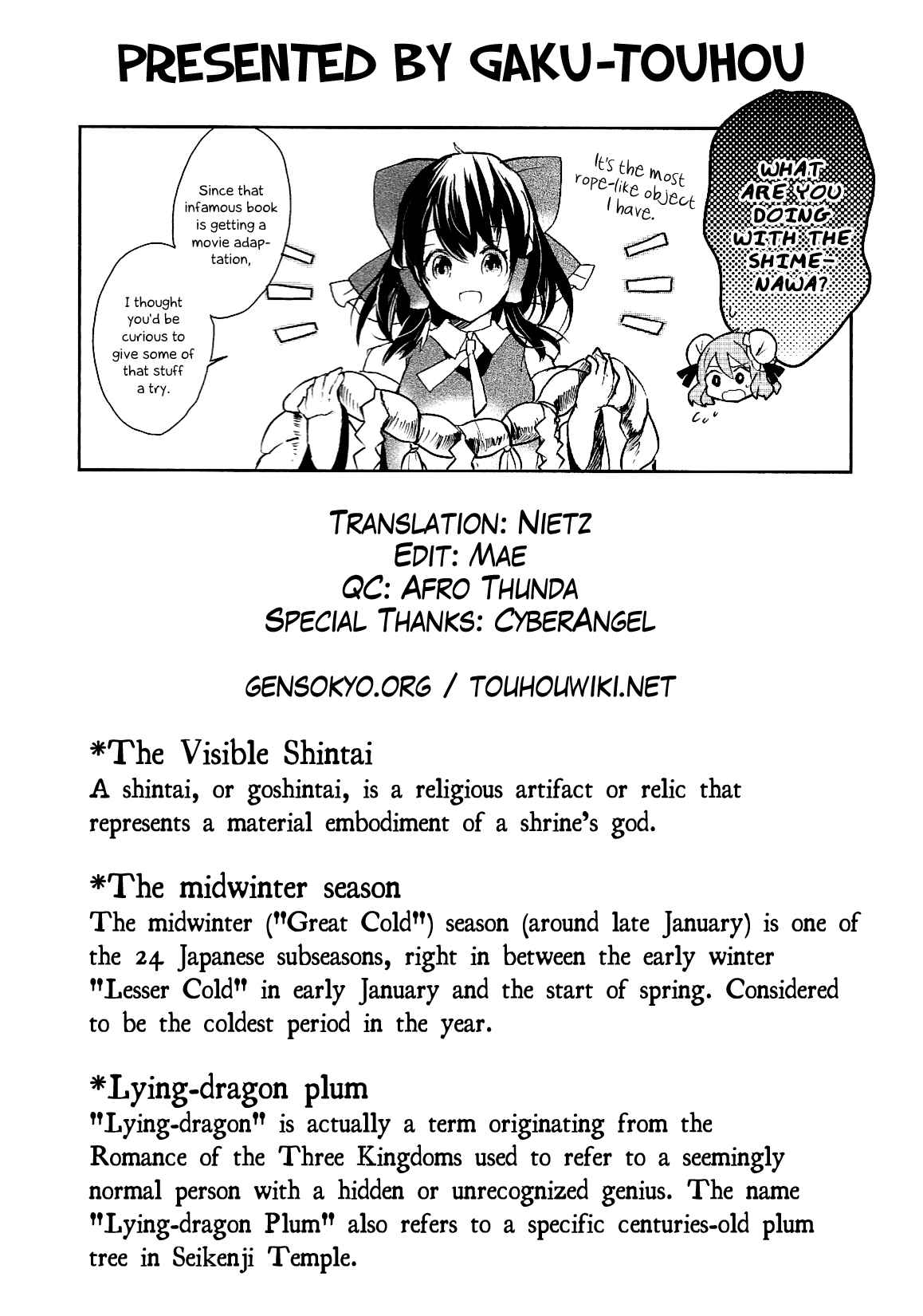 Page 34 Chapter 15 Touhou Ibara Kasen ~ Wild and Horned Hermit.