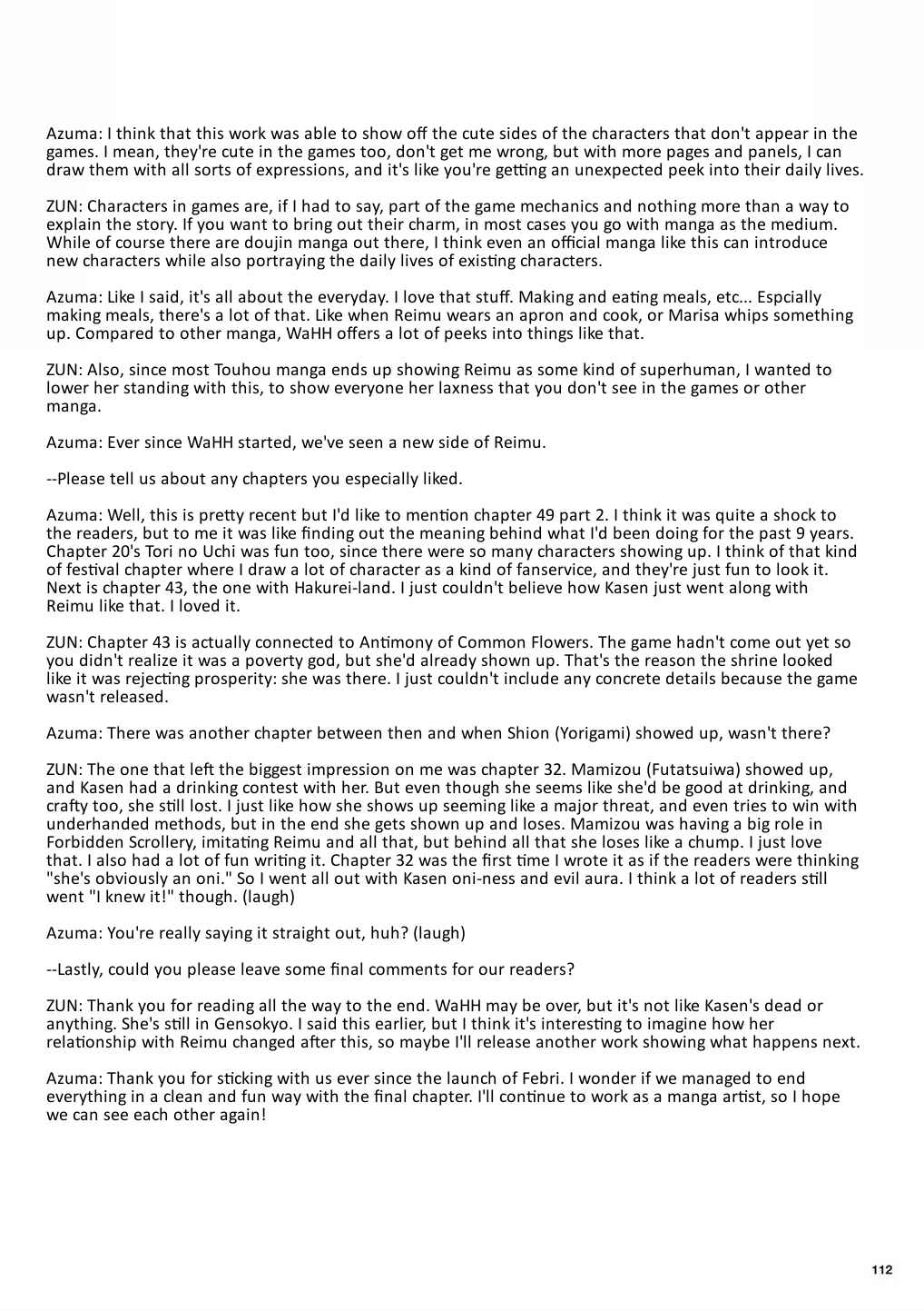 Page 50 Chapter 50 Touhou Ibara Kasen ~ Wild and Horned Hermit.
