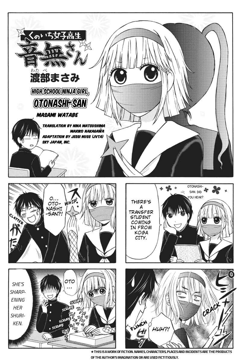 Page 1 Chapter 8 Kunoichi Joshikousei Otonashi-san