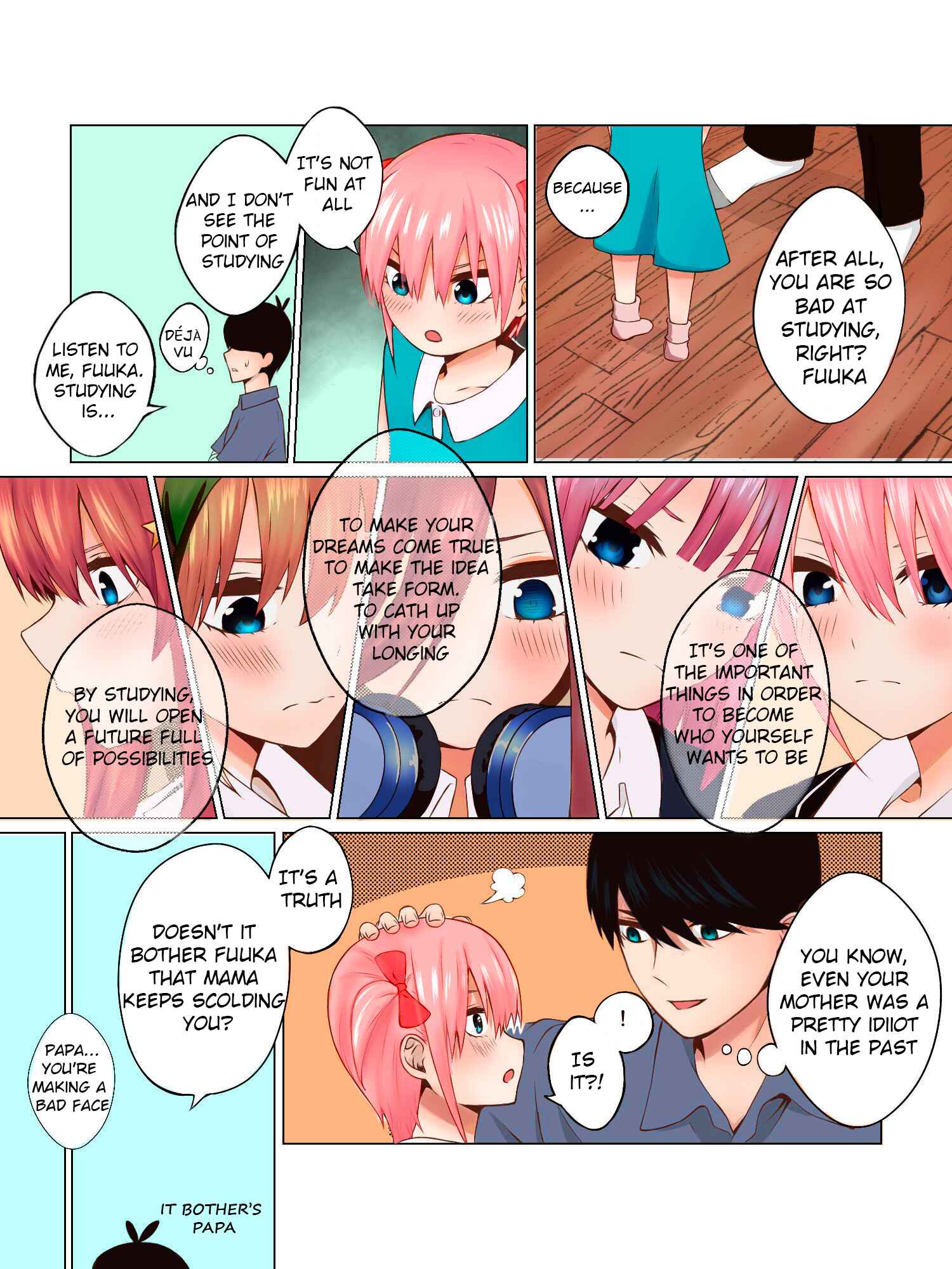 Page 3 Chapter Unknown_3f44 5Toubun no Hanayome - Eldest Daughter If Route (Fan Colored) (Doujinshi)