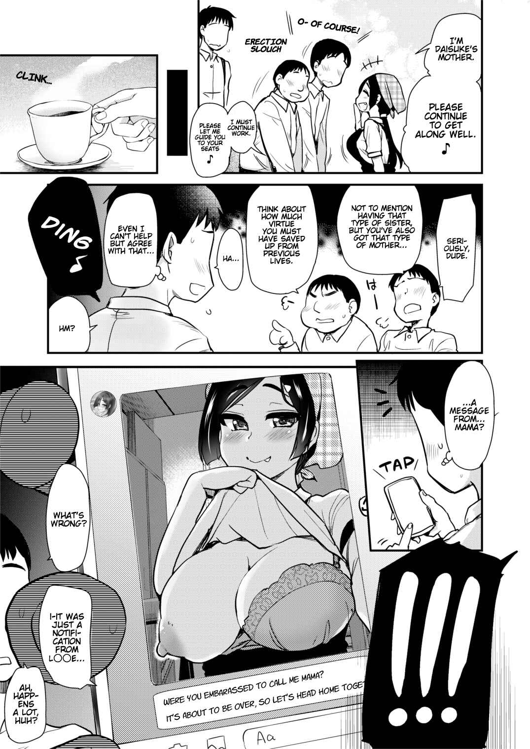 Page 10 Chapter Unknown_ddb7 Tomodachi ga Urayamu H Sugiru Boku no Mama to Onee-chan wa, Tokoro Kamawazu Boku o Yuuwaku o Shite Kimasu.