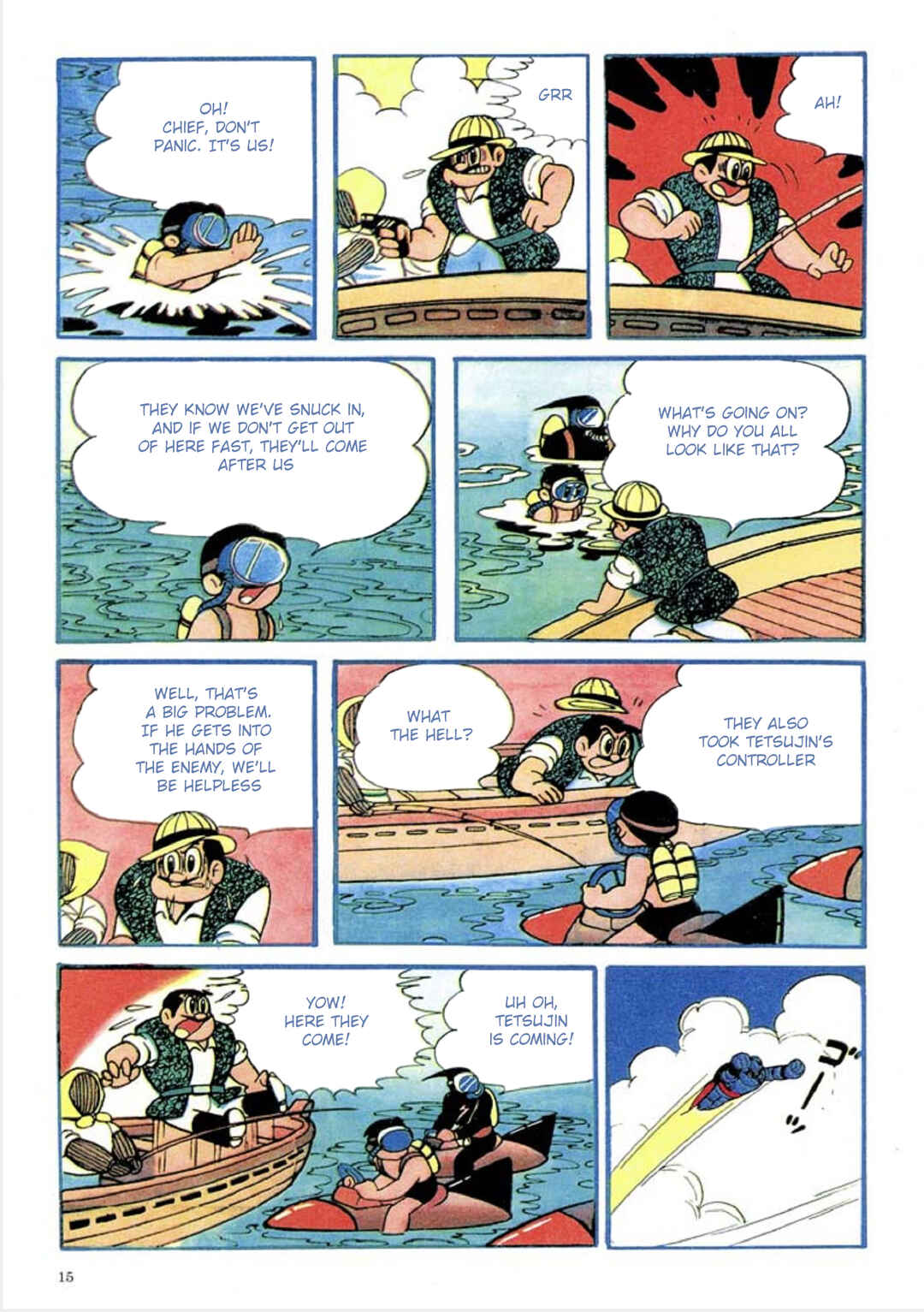 Page 15 Chapter 1 Tetsujin No. 28 Kappa Comics Full Color Version