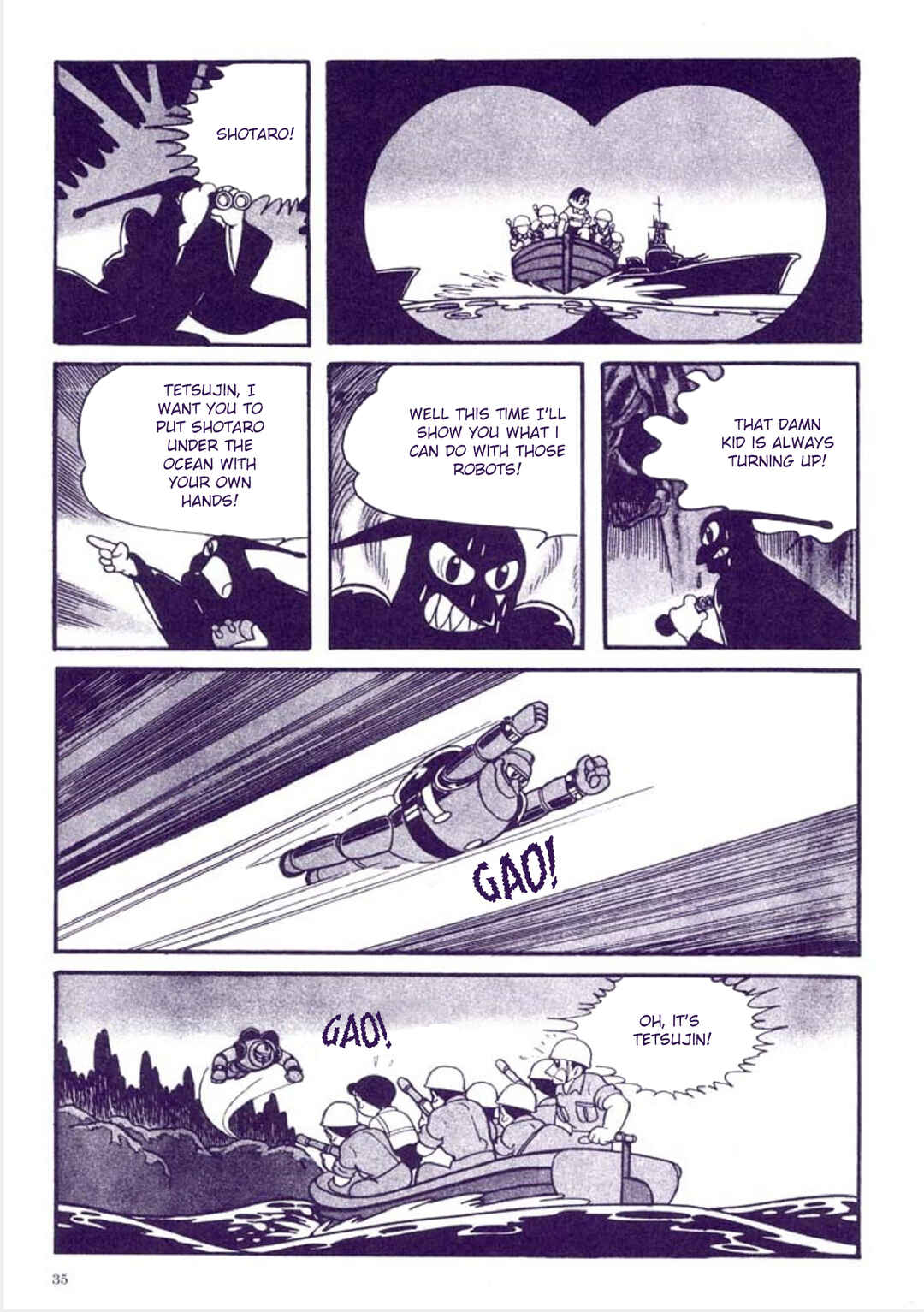 Page 35 Chapter 1 Tetsujin No. 28 Kappa Comics Full Color Version