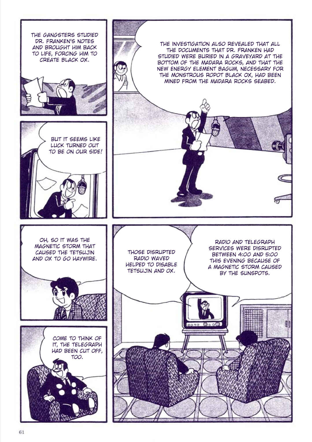 Page 61 Chapter 1 Tetsujin No. 28 Kappa Comics Full Color Version