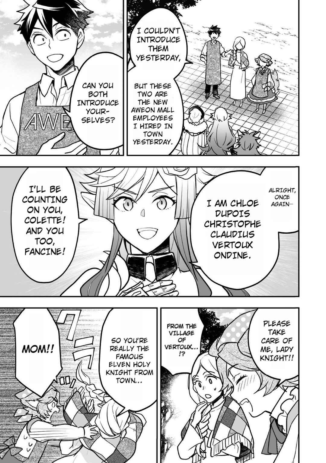 Page 4 Chapter 8 AWEON Mall Isekai, Grand Opening Today! THE COMIC