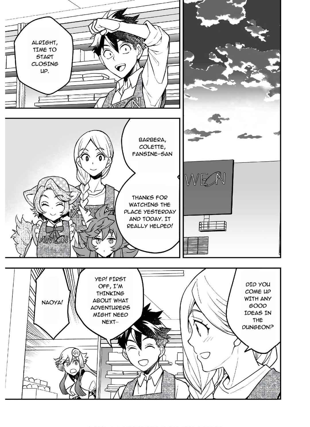 Page 7 Chapter 22 AWEON Mall Isekai, Grand Opening Today! THE COMIC