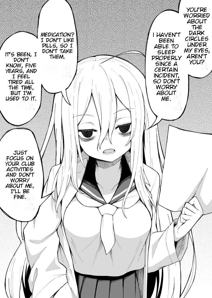 Page 2 Chapter 1 Hanashi ga Susumu Goto ni Me no Kuma ga Kieteiku Onnanoko