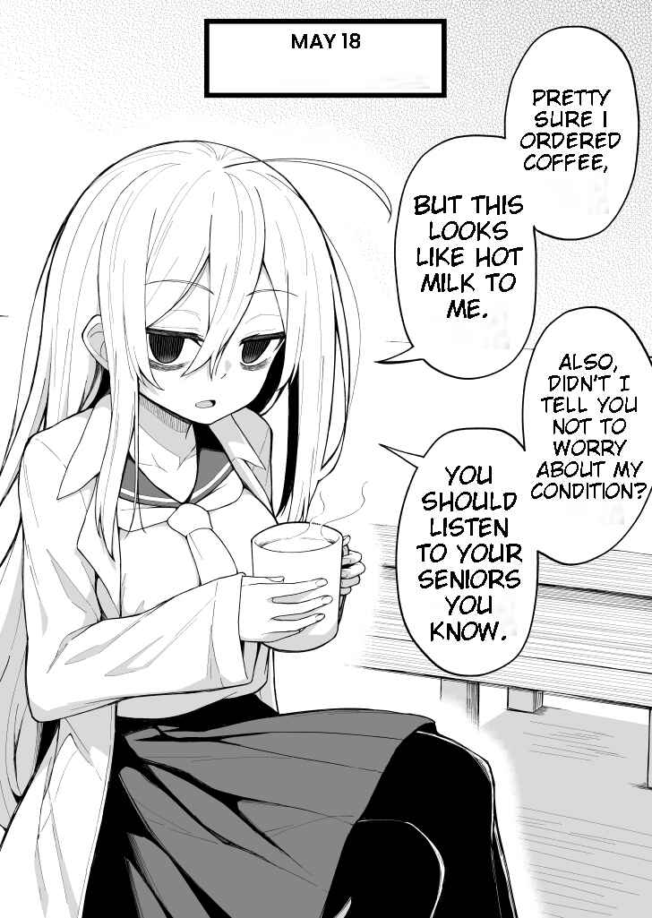 Page 1 Chapter 2 Hanashi ga Susumu Goto ni Me no Kuma ga Kieteiku Onnanoko