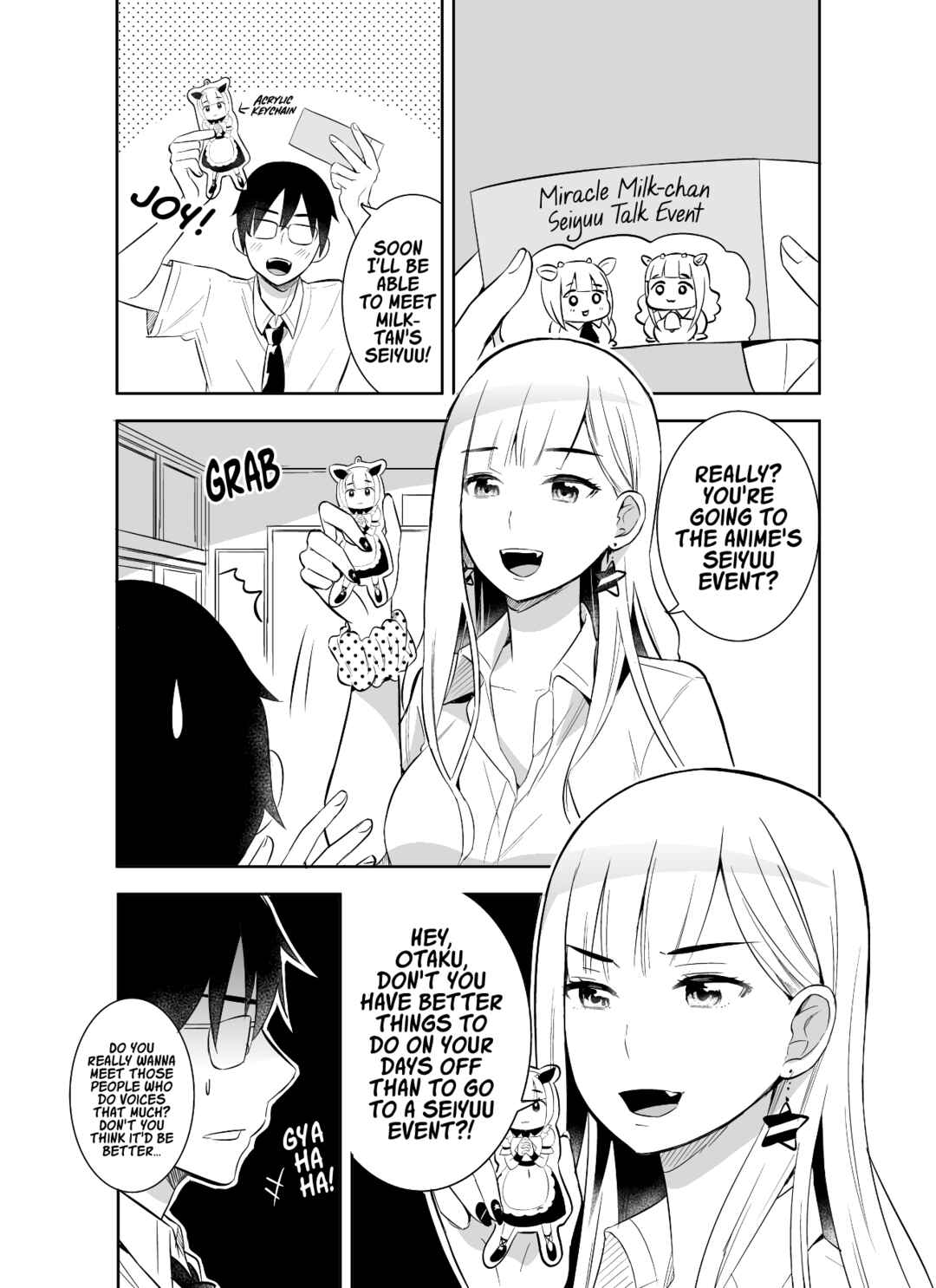 Page 1 Chapter 3 Otaku ni Tsumetai Gyaru