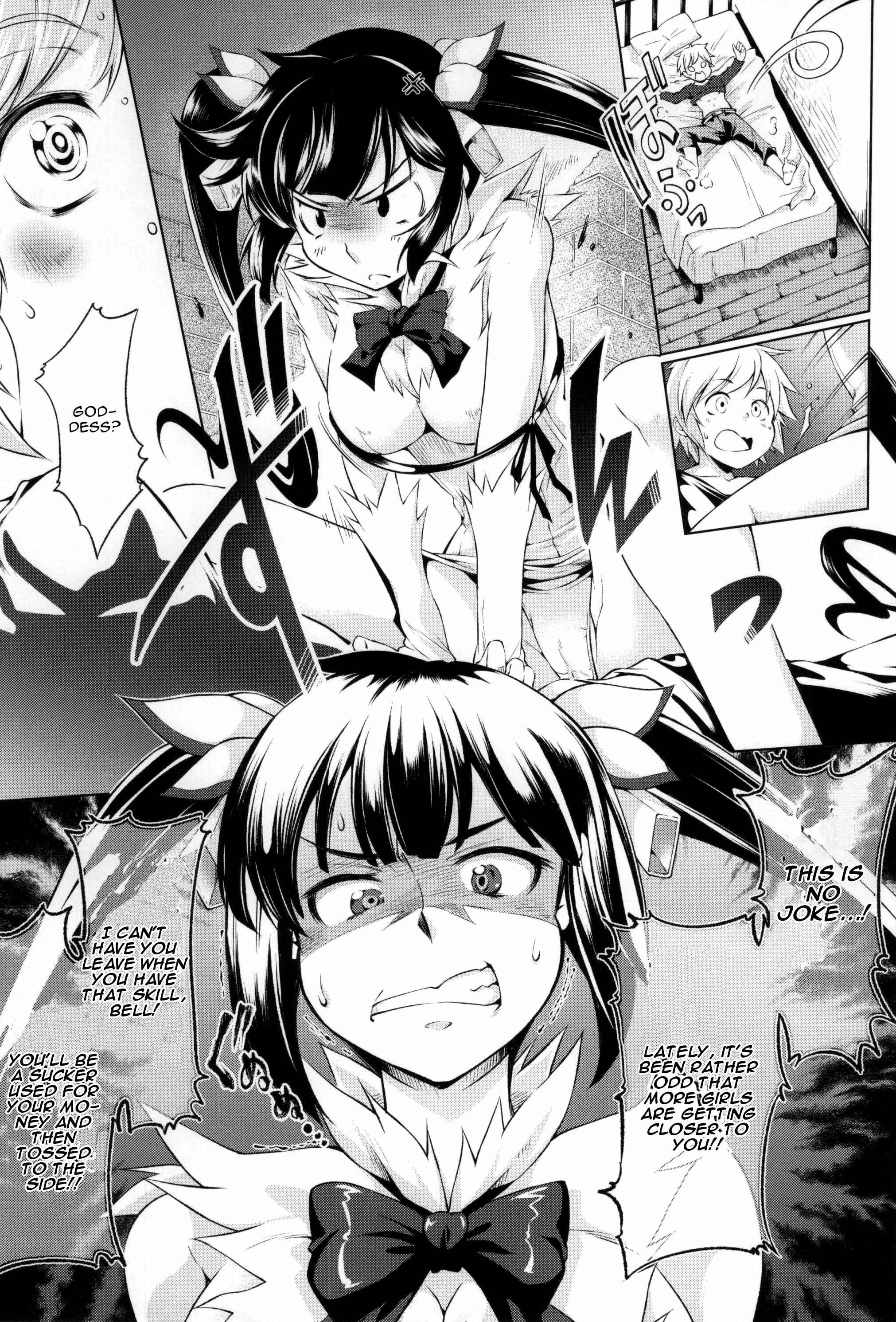 Page 4 Chapter Unknown_072f Dungeon ni Deai o Motomeru no wa Machigatteiru Darou ka - Kami-sama ga Koi o Suru no wa Machigatteiru Darou ka (Doujinshi)