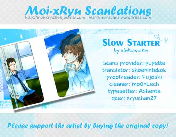 Page 1 Chapter 4 Slow Starter