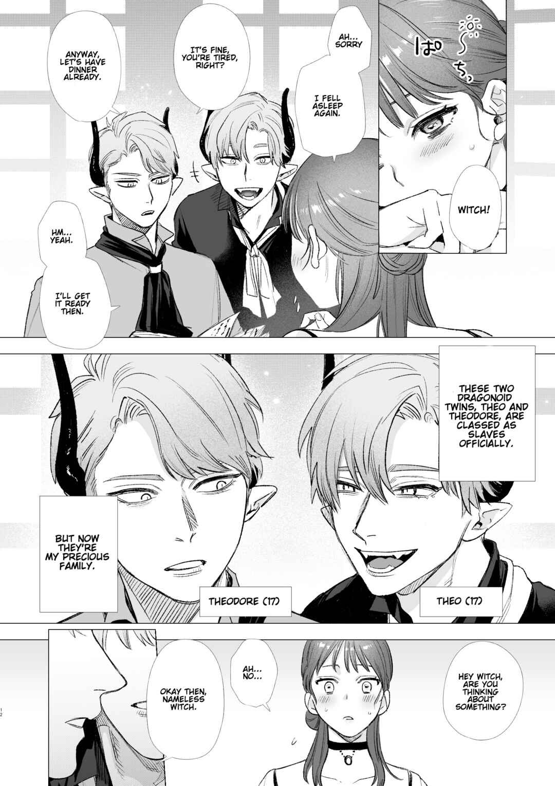 Page 12 Chapter Unknown_c850 dog eat dog era ~Ryuujinzoku Dorei no Futago to Saimin Koubi~