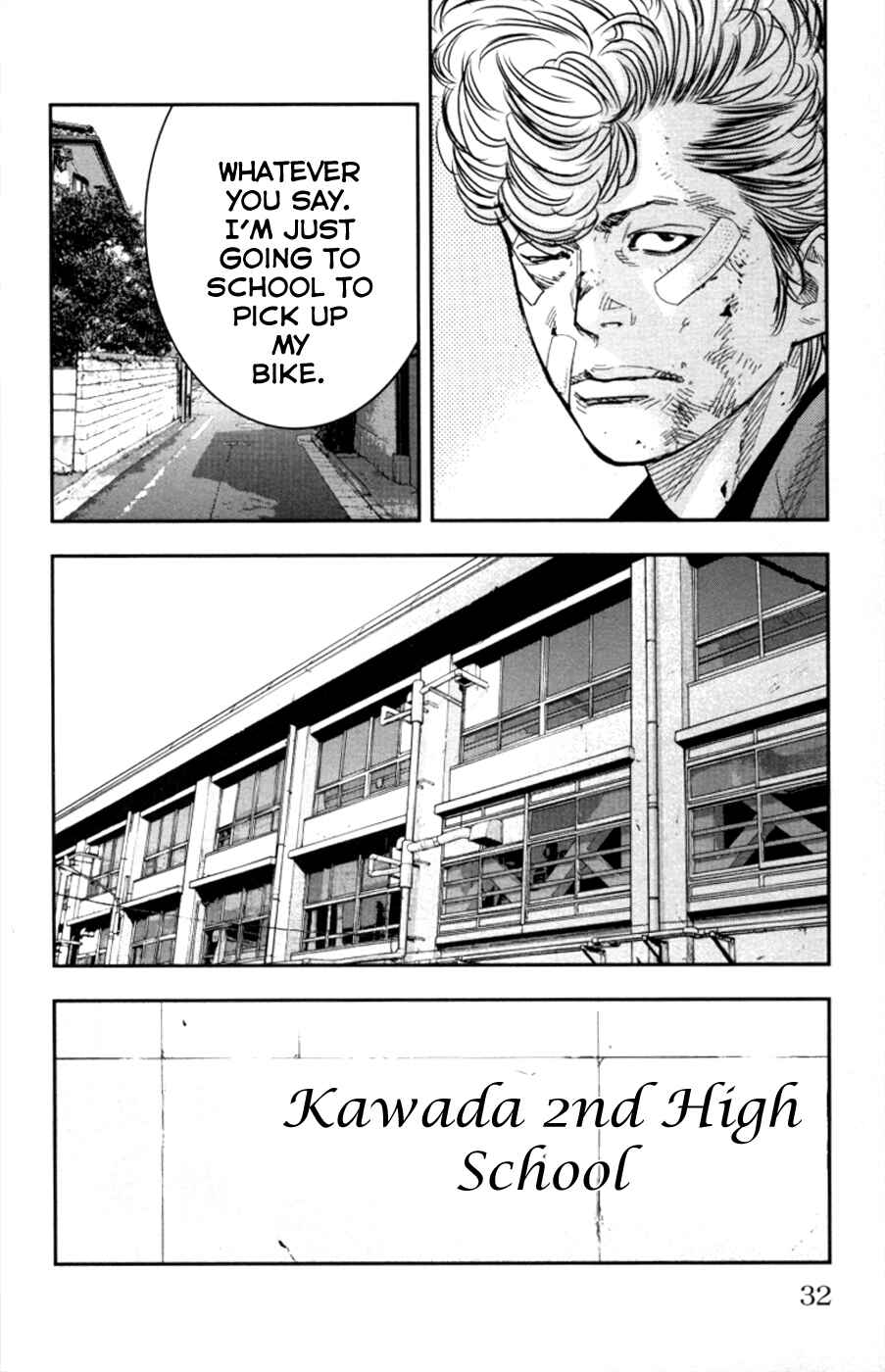 Page 32 Chapter 9 Crows ZERO II - Suzuran x Housen