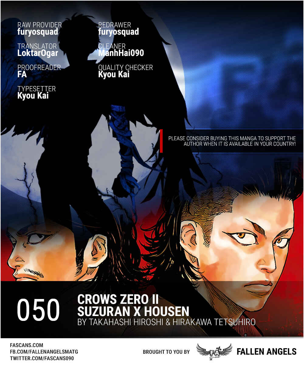 Page 1 Chapter 50 Crows ZERO II - Suzuran x Housen
