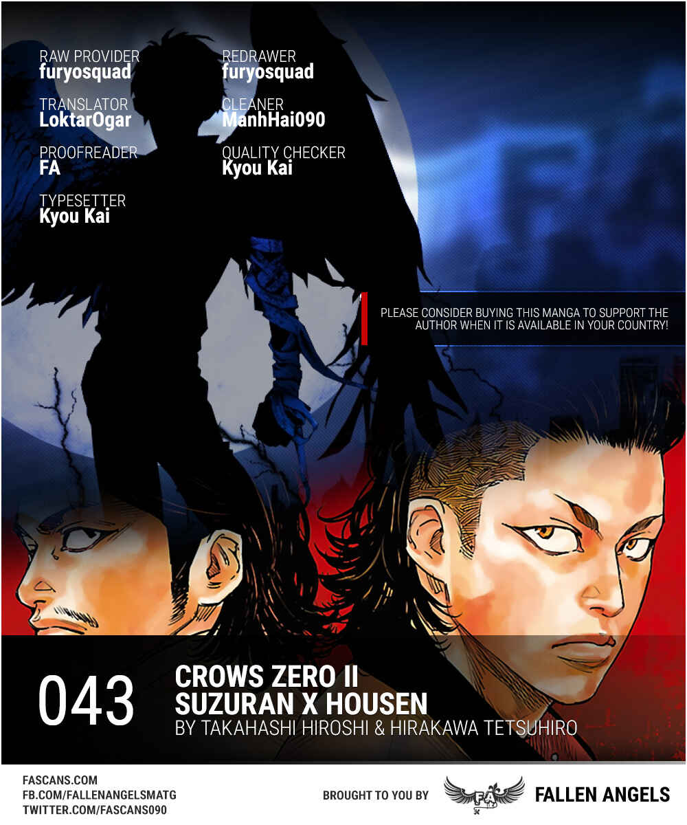 Page 1 Chapter 43 Crows ZERO II - Suzuran x Housen