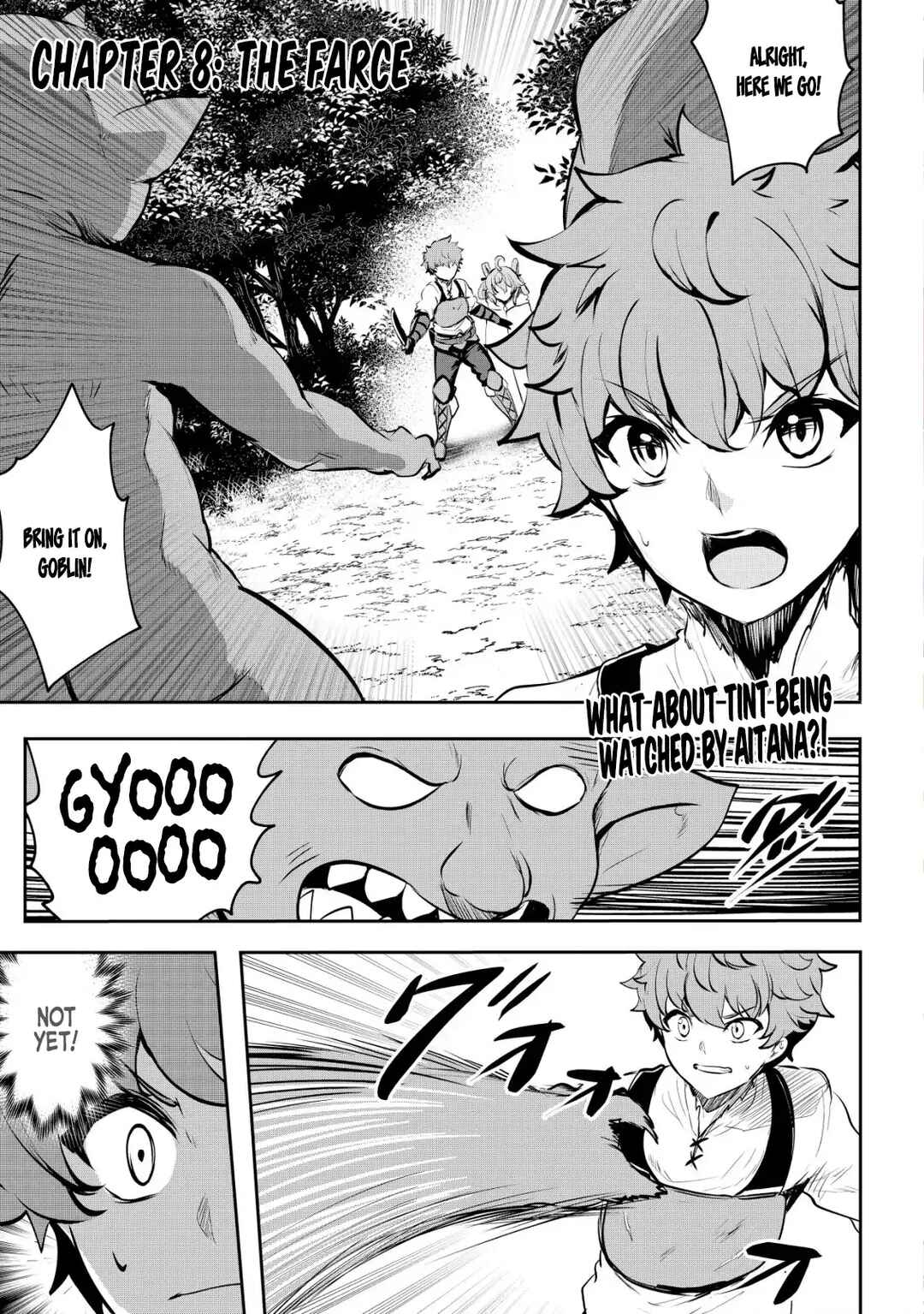 Page 1 Chapter 8 Dore dake Doryoku Shite mo Mannen Level 0 no Ore wa Tsuihou Sareta ~Shin no Teki to Yobareta Shounen wa, Shachiku Megami to Deatte Saikyou no Chikara wo Te ni Ireru~