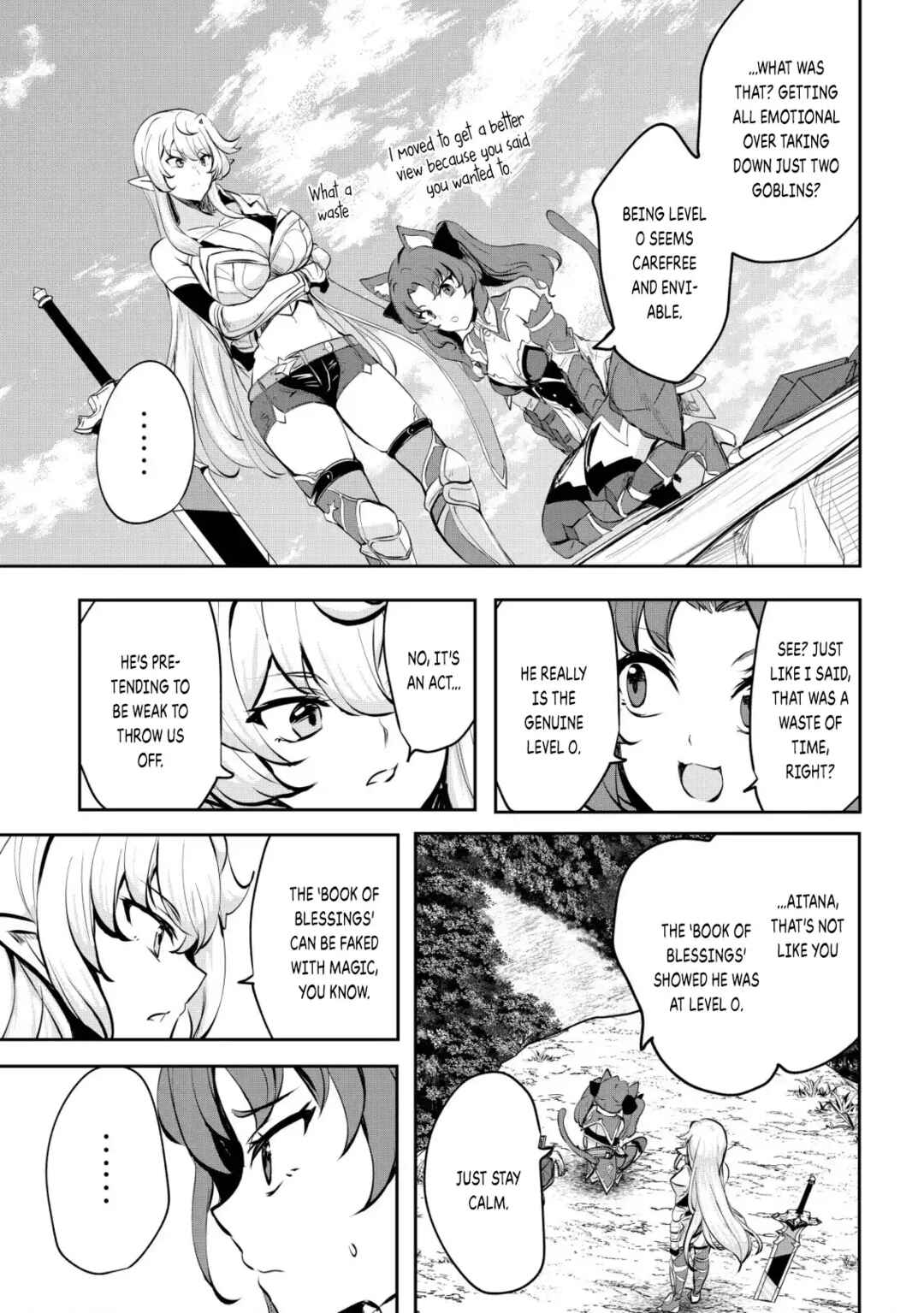 Page 9 Chapter 8 Dore dake Doryoku Shite mo Mannen Level 0 no Ore wa Tsuihou Sareta ~Shin no Teki to Yobareta Shounen wa, Shachiku Megami to Deatte Saikyou no Chikara wo Te ni Ireru~