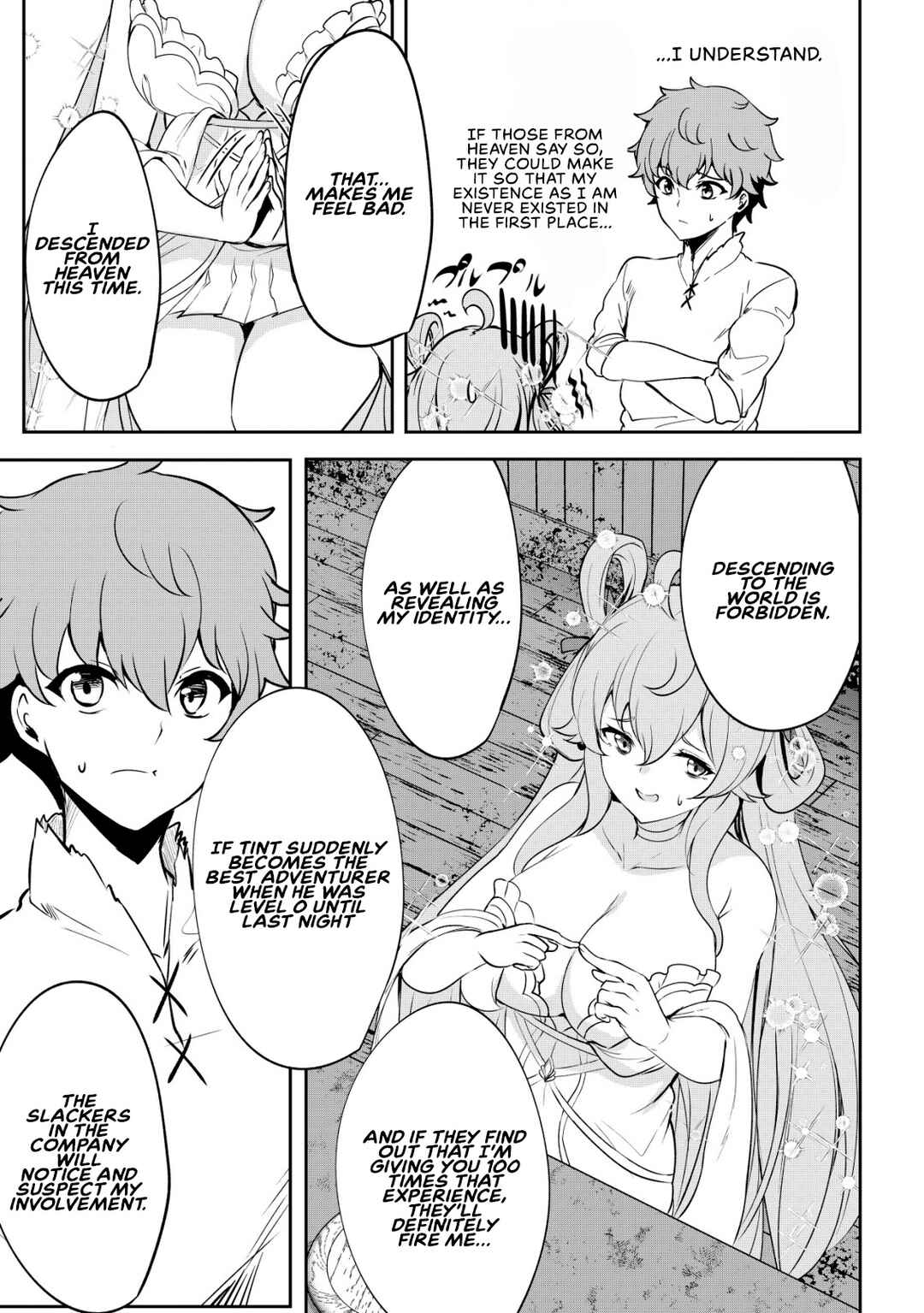 Page 22 Chapter 3 Dore dake Doryoku Shite mo Mannen Level 0 no Ore wa Tsuihou Sareta ~Shin no Teki to Yobareta Shounen wa, Shachiku Megami to Deatte Saikyou no Chikara wo Te ni Ireru~