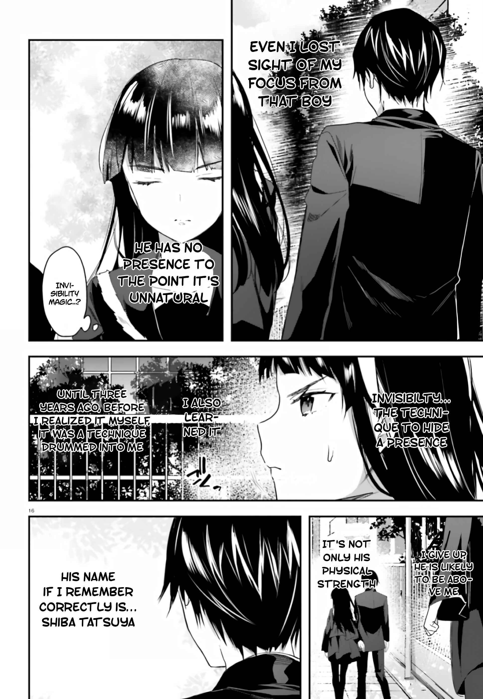 Page 17 Chapter 3 Mahouka Koukou no Rettousei - Shiba Tatsuya Ansatsu Keikaku