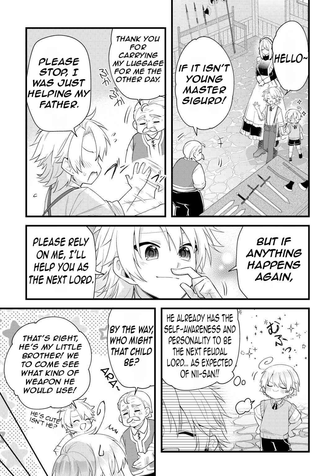 Page 12 Chapter 3 Zensei de Kazoku ni Megumarenakatta Ore, Konyo de wa Yasashi Kazoku ni Kakomareru