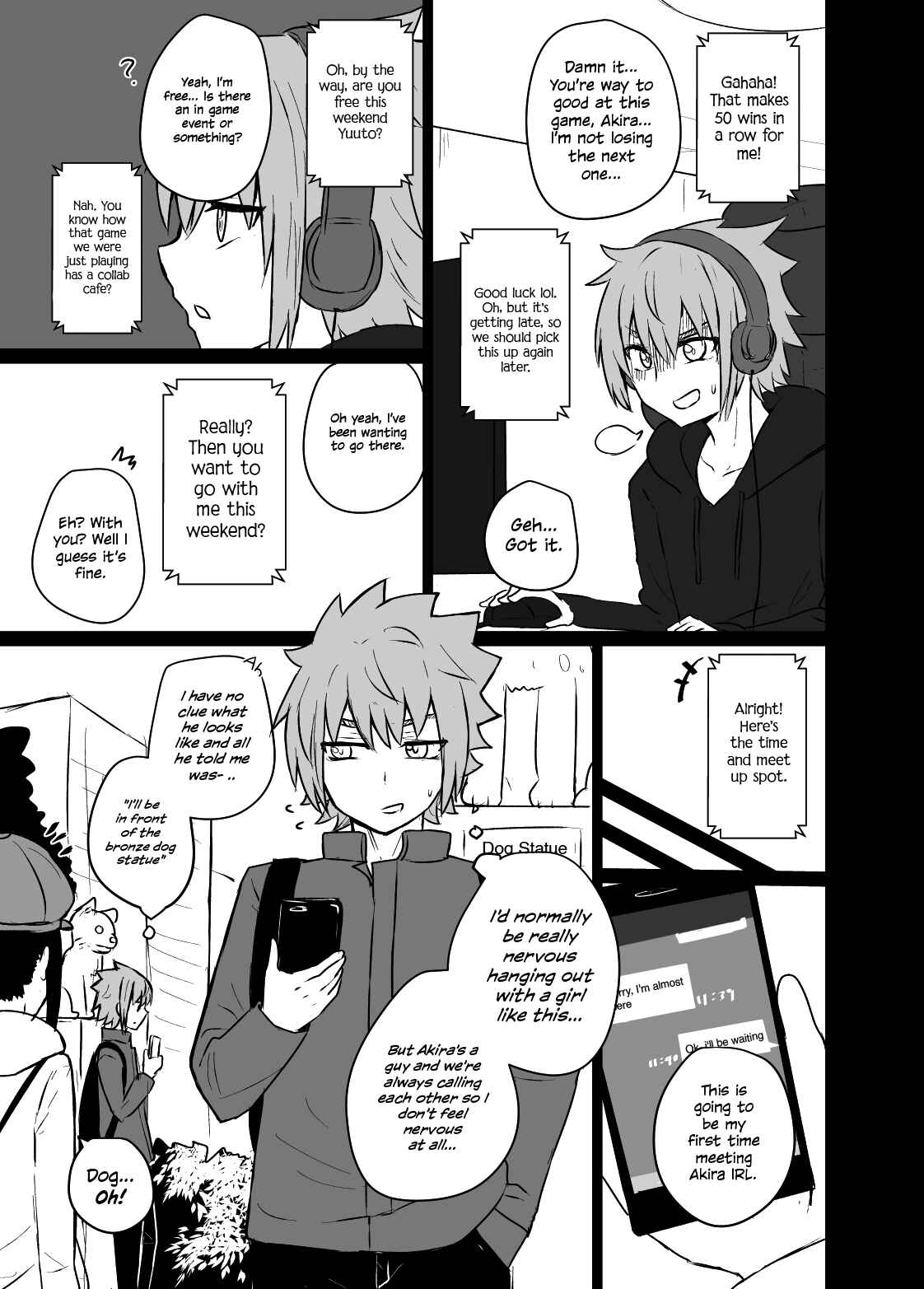 Page 1 Chapter Unknown_1a83 Netoge Tomodachi ga Omotteta n to Chigau