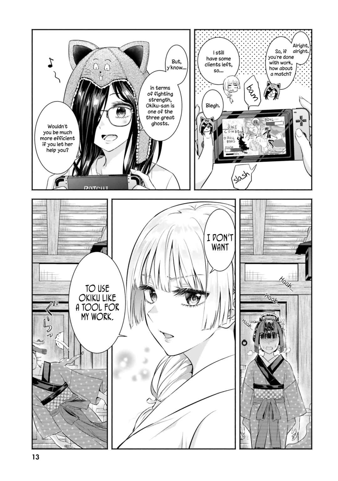 Page 14 Chapter 6 Okiku-san wa Ichatsukitai