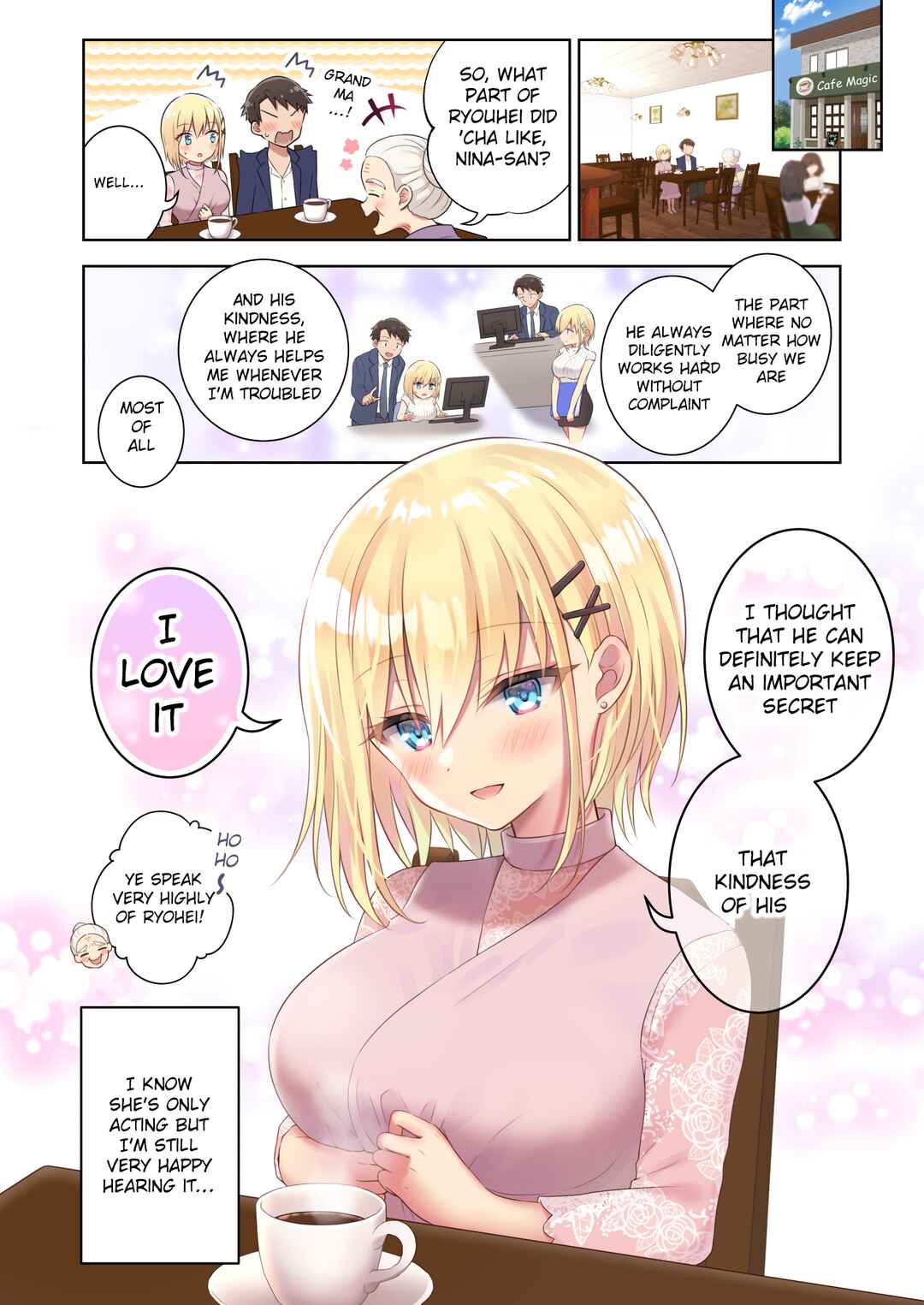 Page 1 Chapter 10 Kaisha no Kouhai ga Mahoutsukai datta