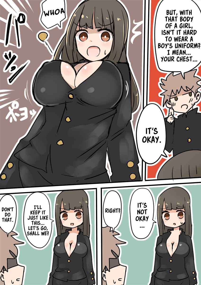 Page 2 Chapter Unknown_eaf8 A TS Girl Who Comes to School in a Boy’s Uniform Despite Having Turned Into a Woman