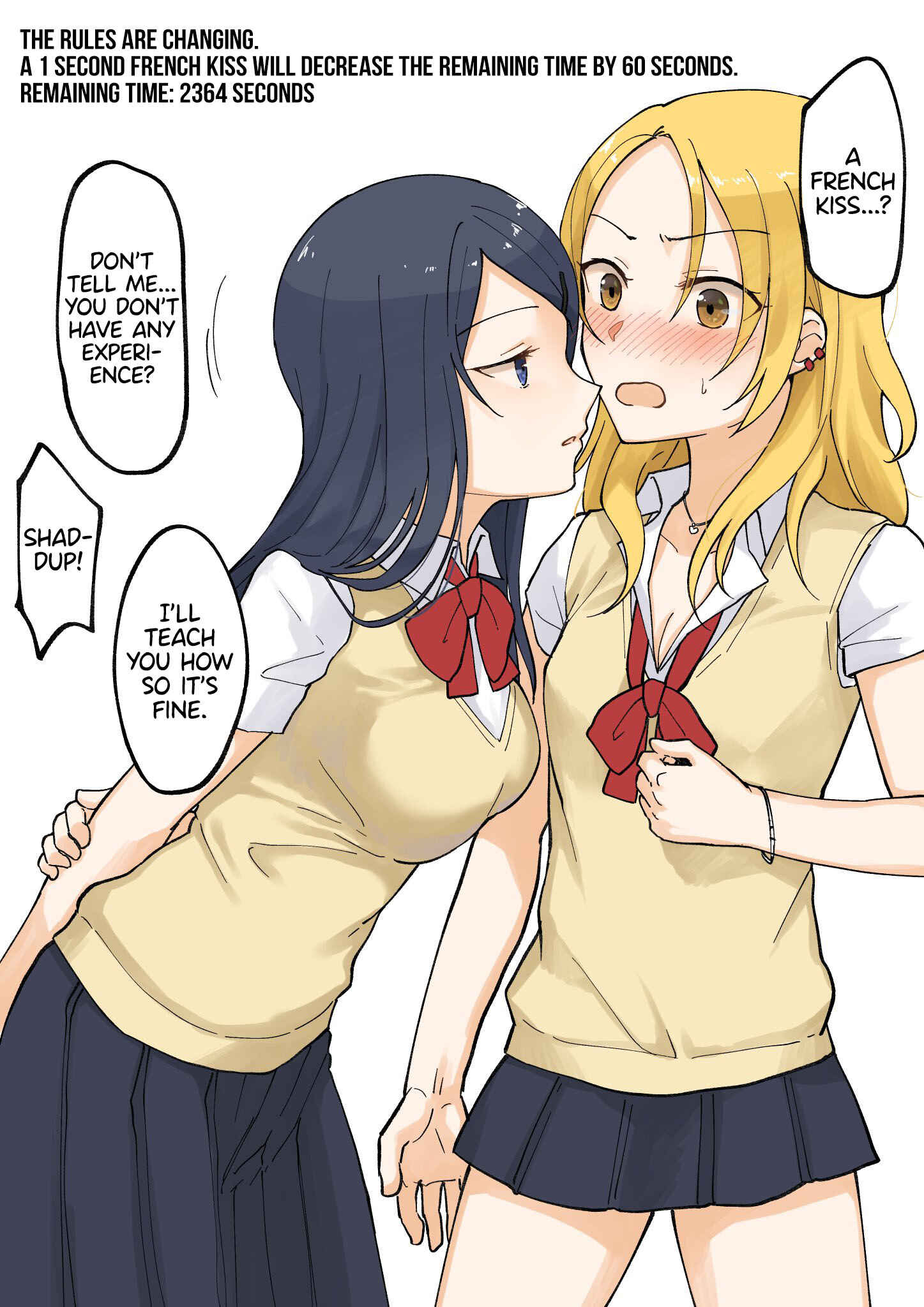 Page 1 Chapter 4 For Each Retweet, Two Straight Girls Who Dont Get Along Will Kiss for One Second