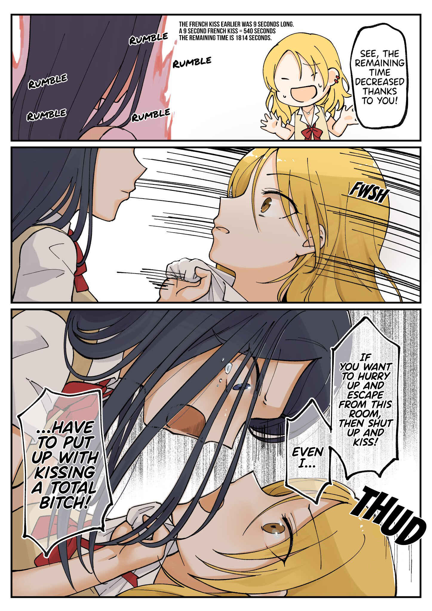 Page 1 Chapter 6 For Each Retweet, Two Straight Girls Who Dont Get Along Will Kiss for One Second