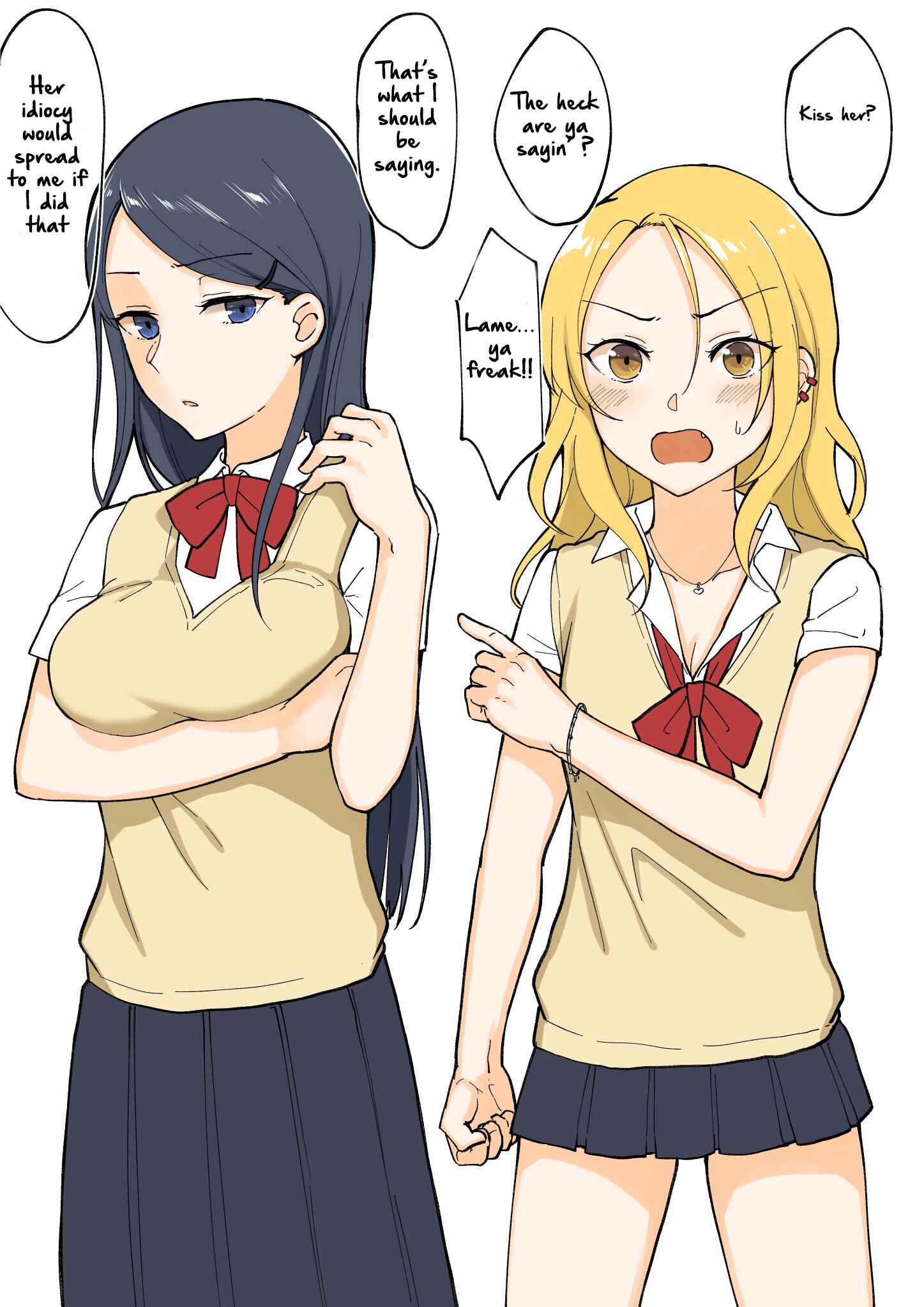 Page 1 Chapter 1 For Each Retweet, Two Straight Girls Who Dont Get Along Will Kiss for One Second